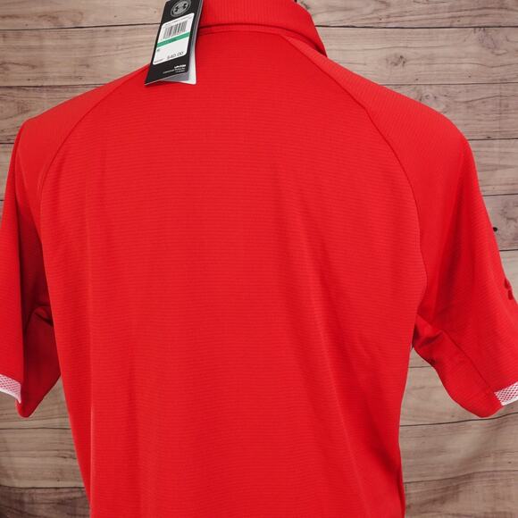 NWT FREDDY'S STEAKBURGERS UNDER ARMOUR WORK EMPLOYEE POLO SHIRT MENS L NEW! - Picture 7 of 11